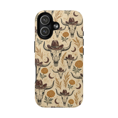 Marigold Skull Magnetic Case