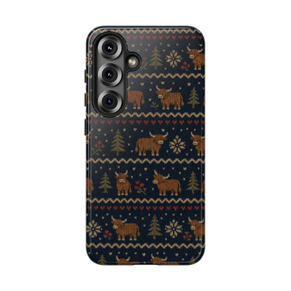 Highland Cow Sweater Tough Case