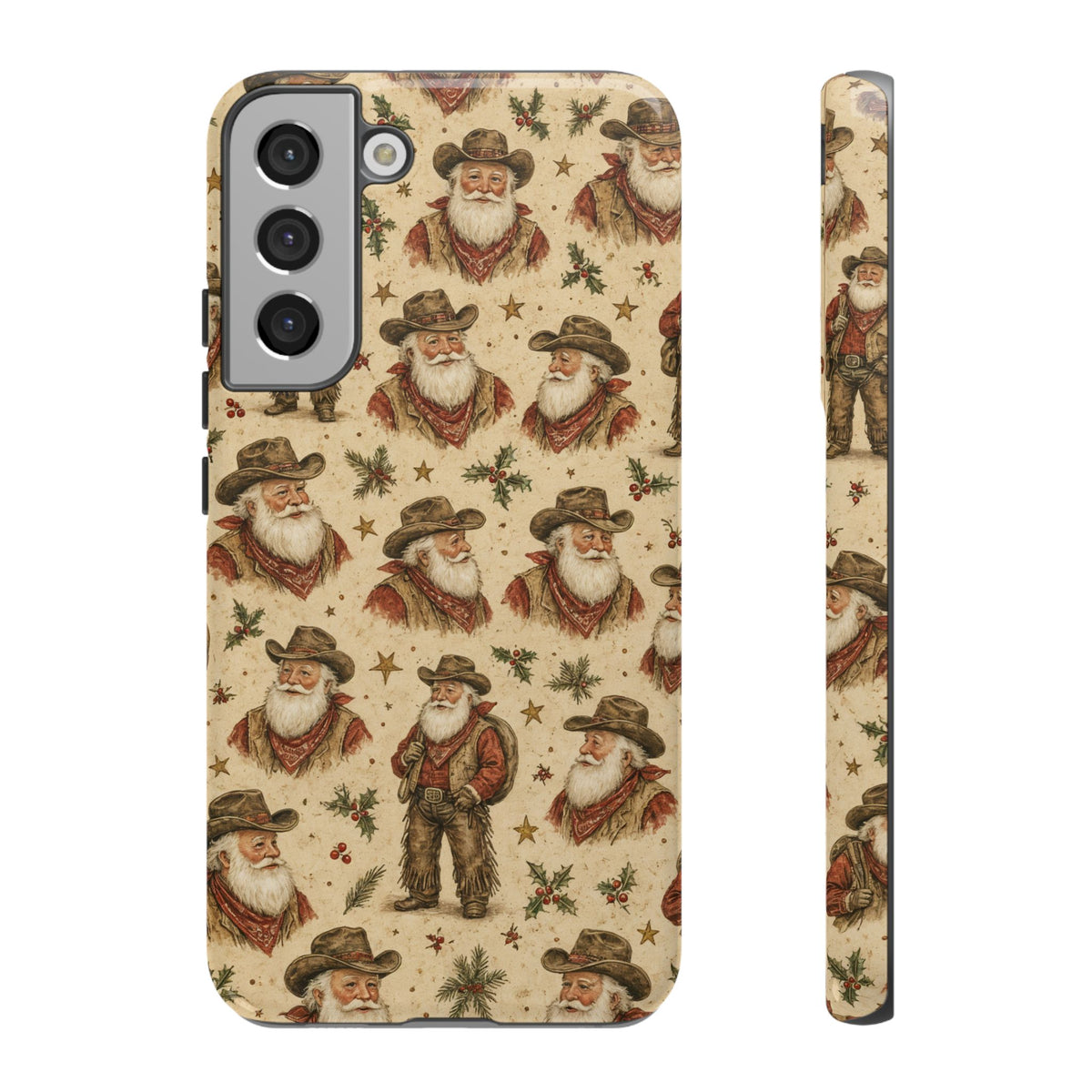 Cowboy Santa Portraits Tough Case