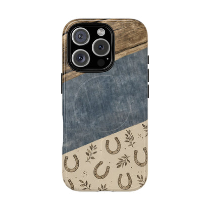 Barnwood Denim Magnetic Case