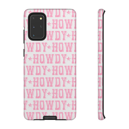 Pink Howdy Tough Case