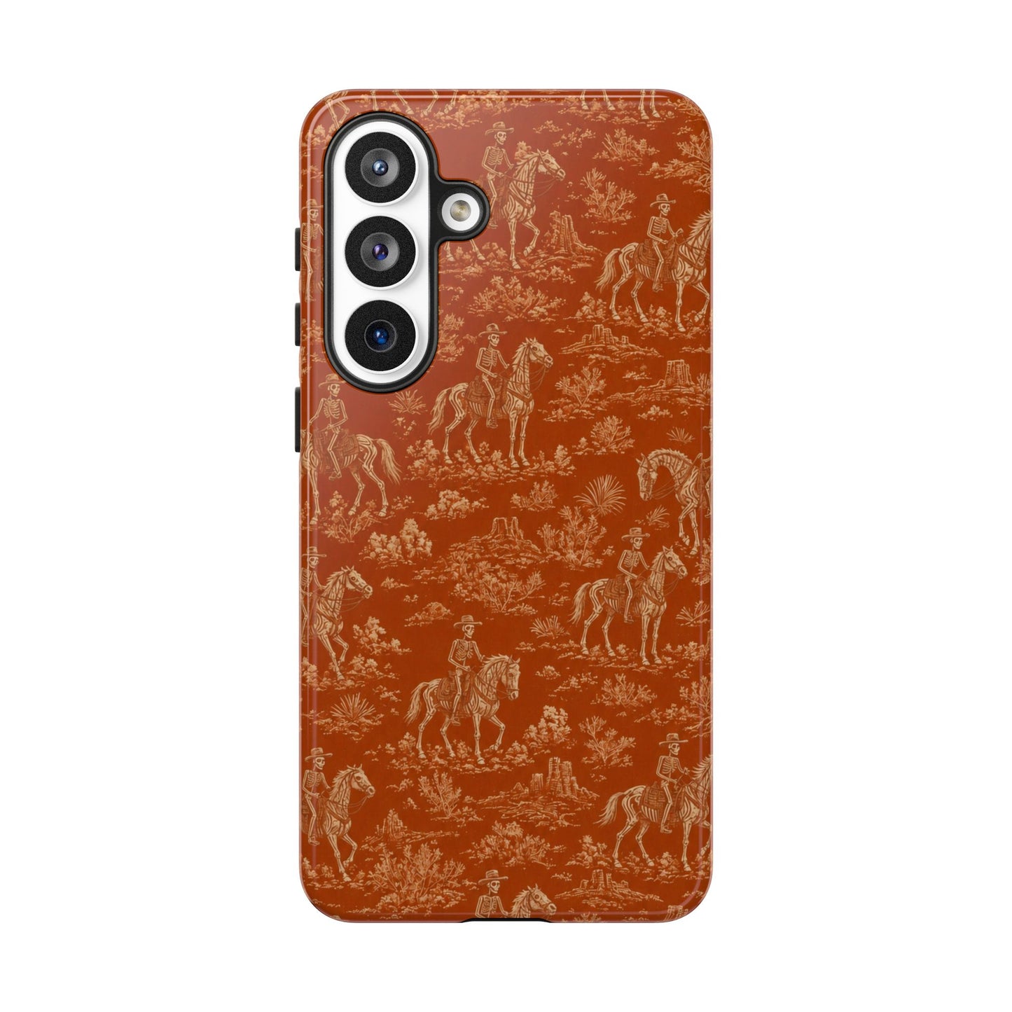 Cowboy Skeleton Toile Tough Case