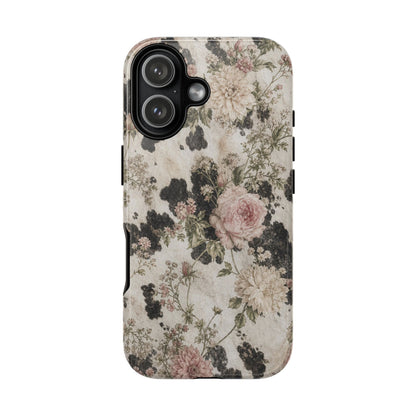 Floral Cowhide Tough Case