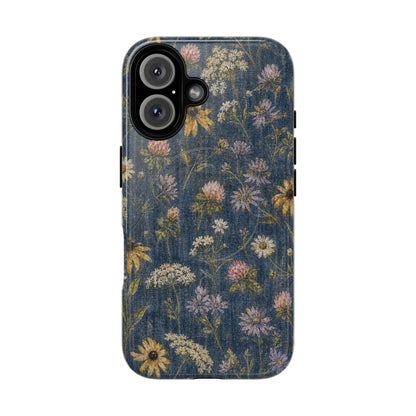 Denim Florals Magnetic Case