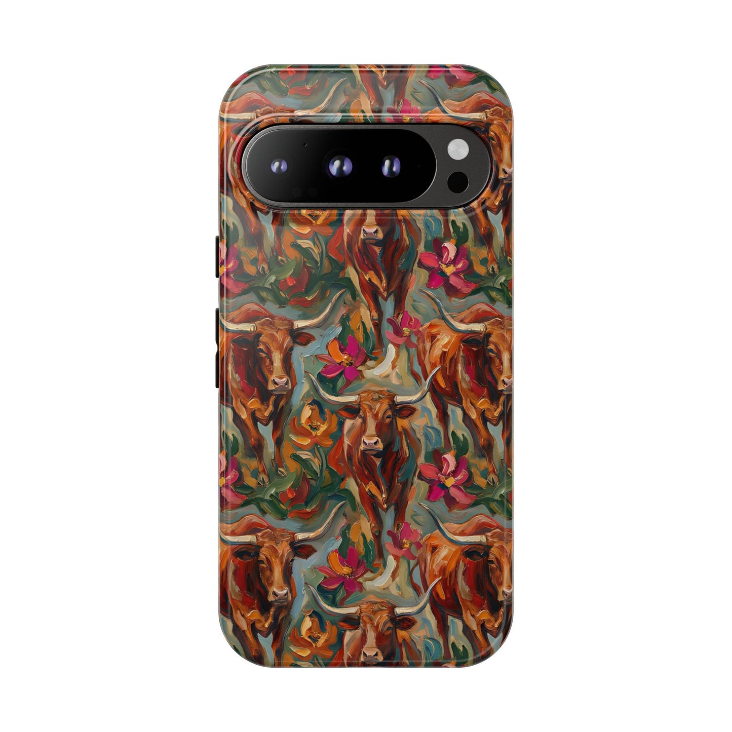 Painted Longhorns Tough Case