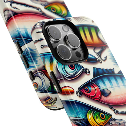 Colorful Fishing Lures Tough Phone Case