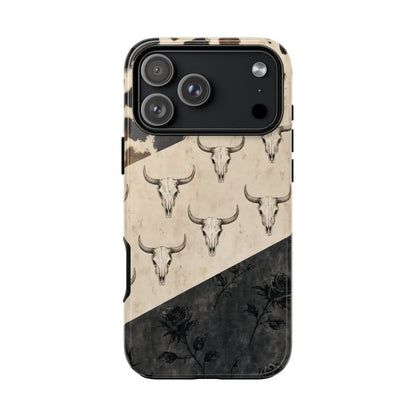Bull Skull Rose Tough Case
