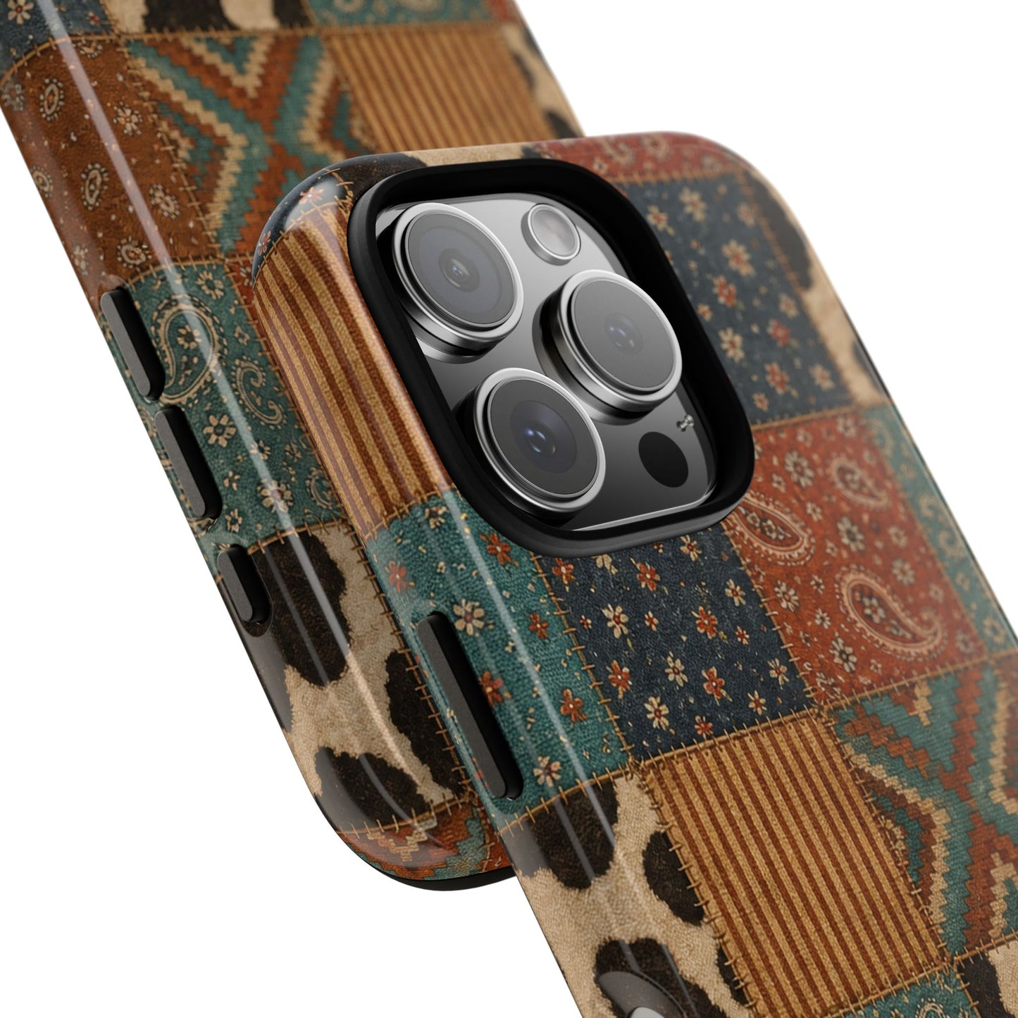 Turquoise Patchwork Tough Case