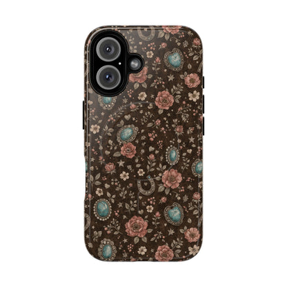 Turquoise Roses Magnetic Case