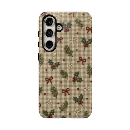 Gingham Holly Tough Case