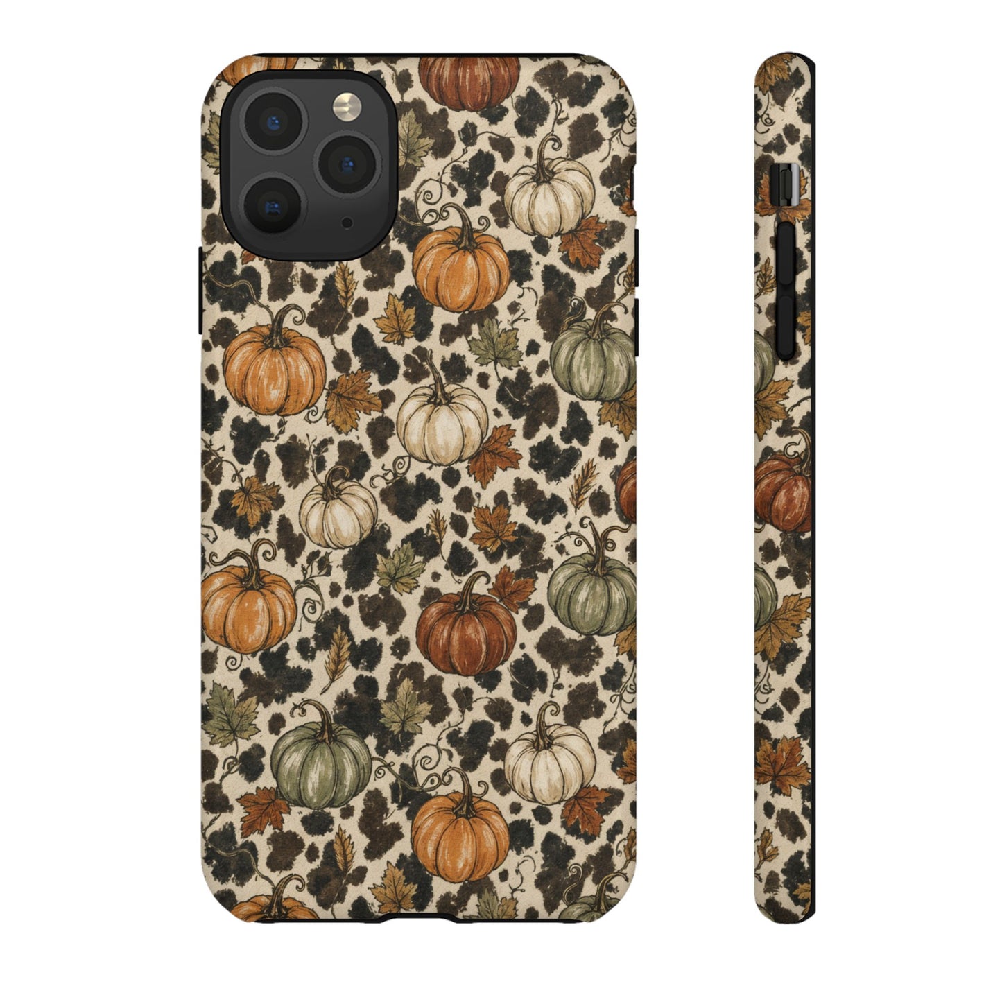 Cowhide Pumpkin Patch Tough Case