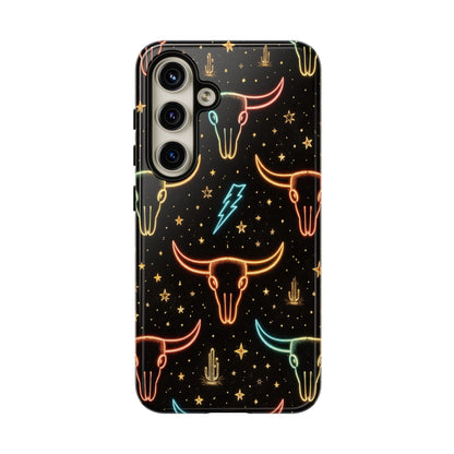Neon Longhorns Tough Case
