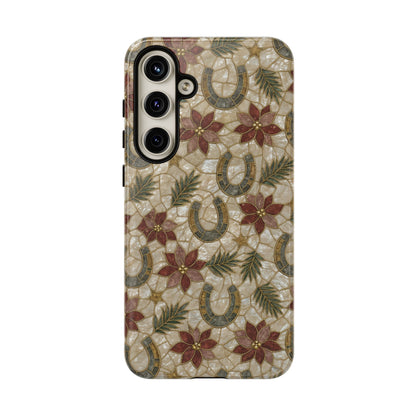 Pearl Horseshoe Poinsettia Tough Case