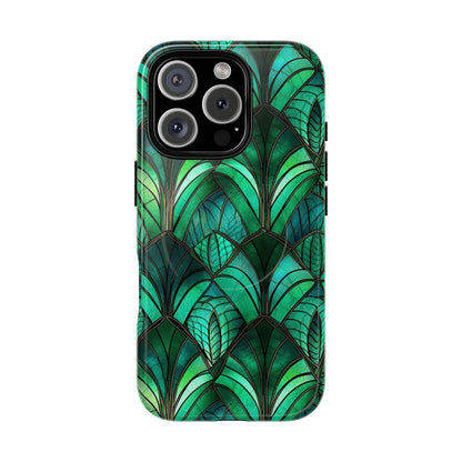 Emerald Green Stained Glass Magnetic Case