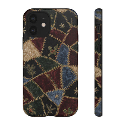 Winter Crazy Quilt Tough Case