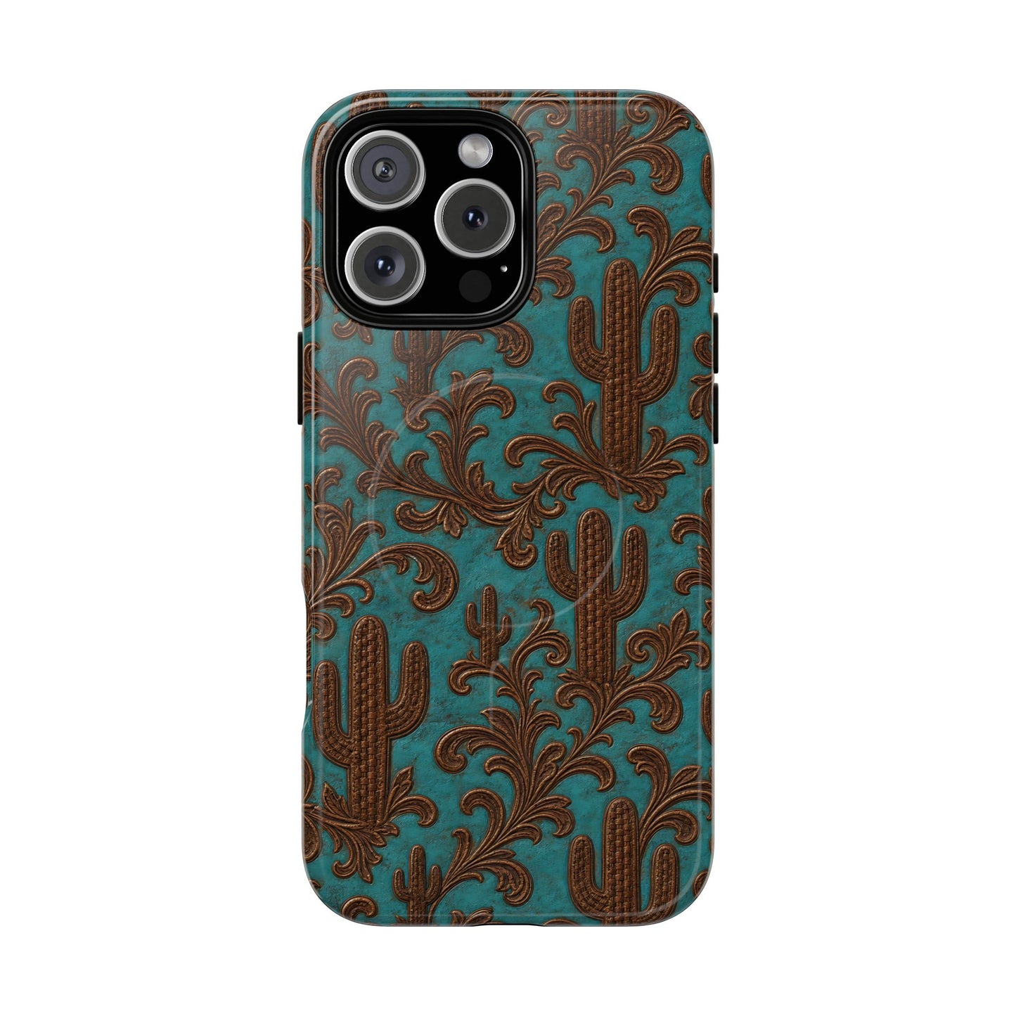 Cactus + Scrolls Magnetic Case