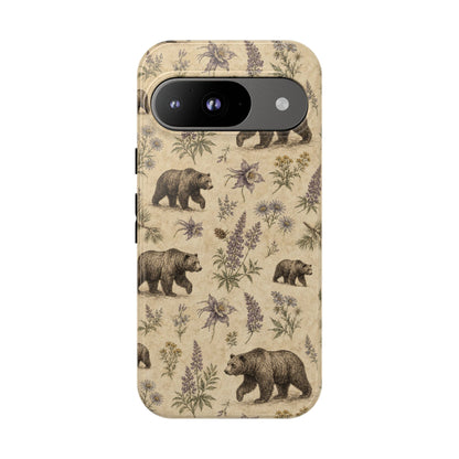 Floral Bear Tough Case