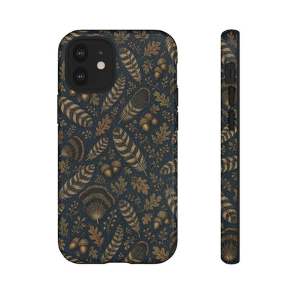 Navy Feathers Tough Case
