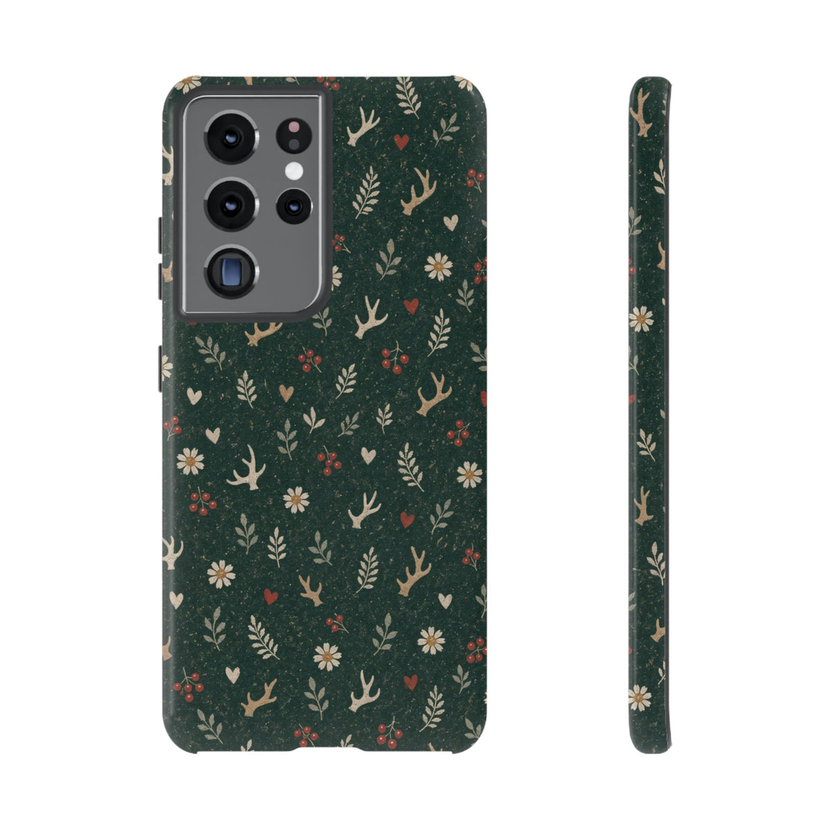 Antler Daisies Evergreen Tough Case