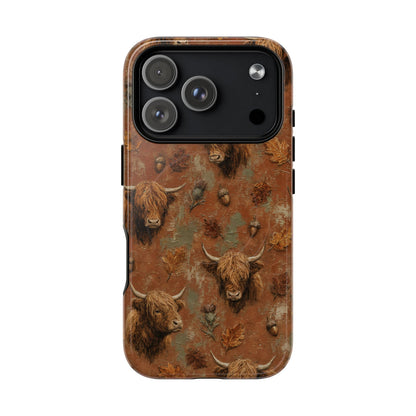 Autumn Highland Cow Magnetic Case