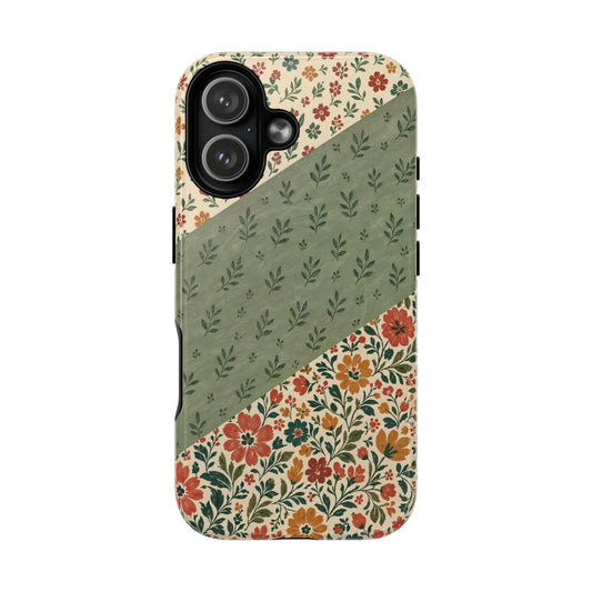 Folk Floral Swaths Magnetic Case