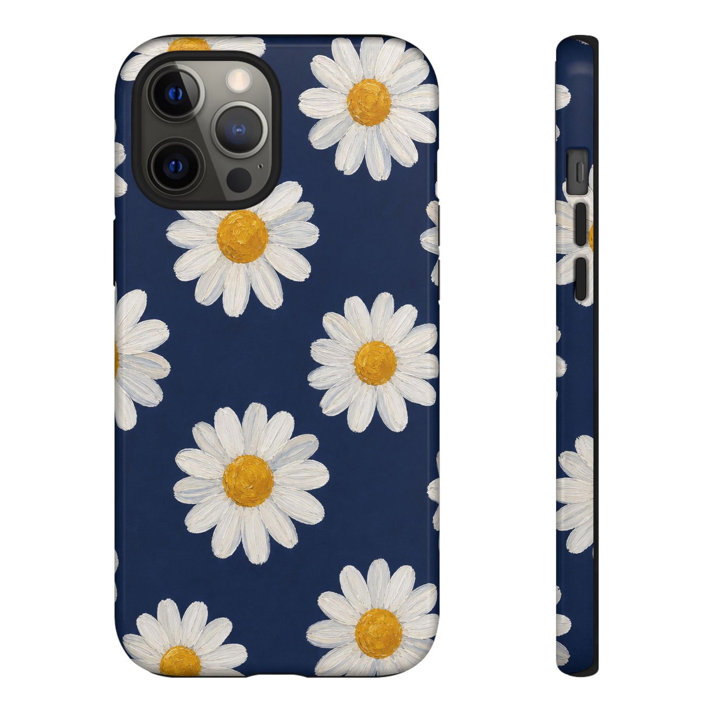 Navy Daisy Tough Case