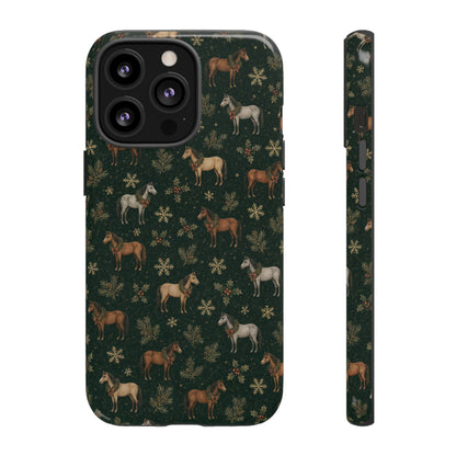 Evergreen Horses Tough Case