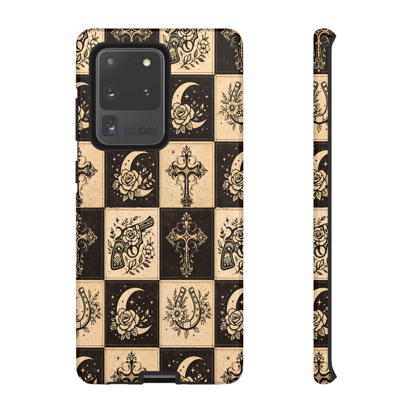 Western Patchwork Icons Tough Case