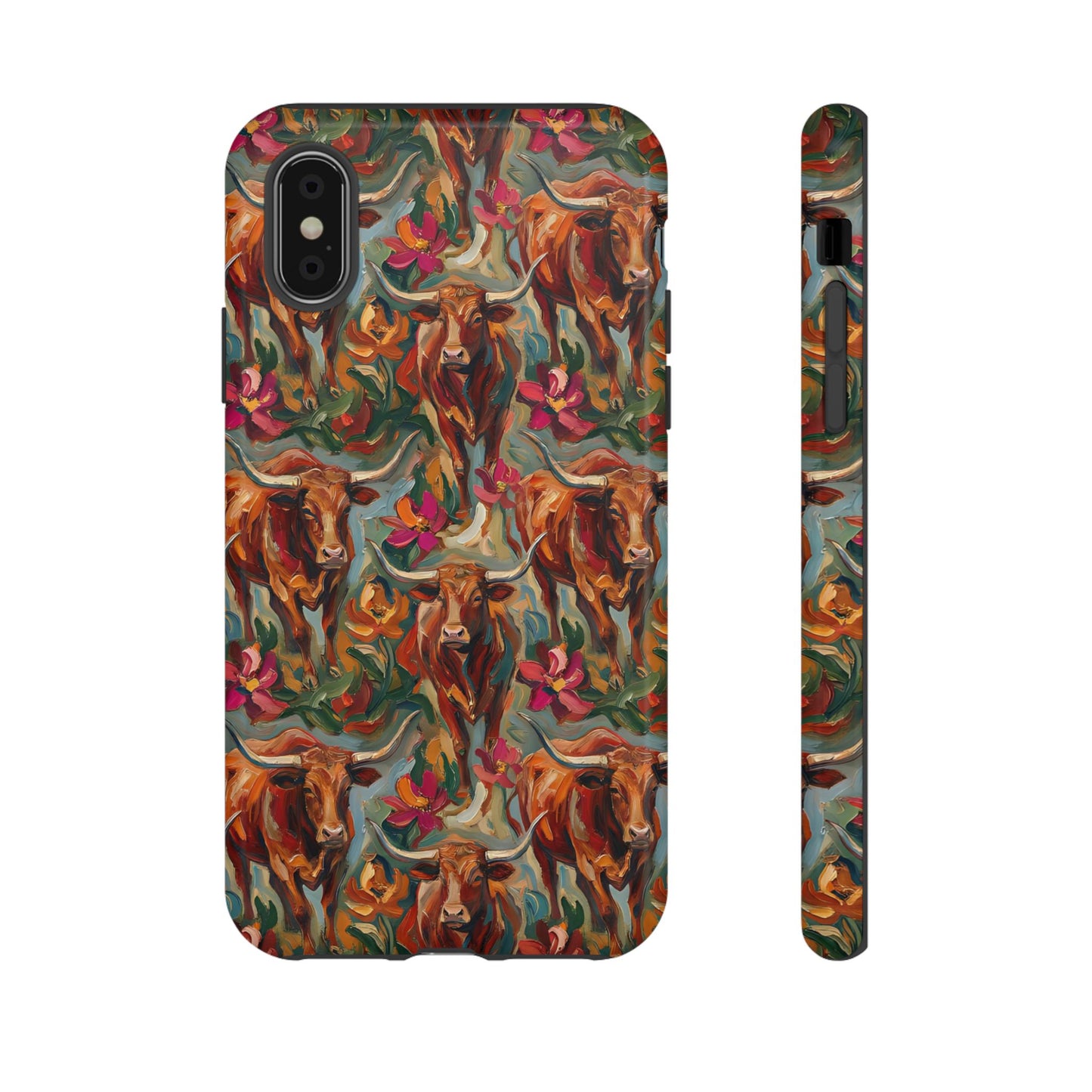 Painted Longhorns Tough Case