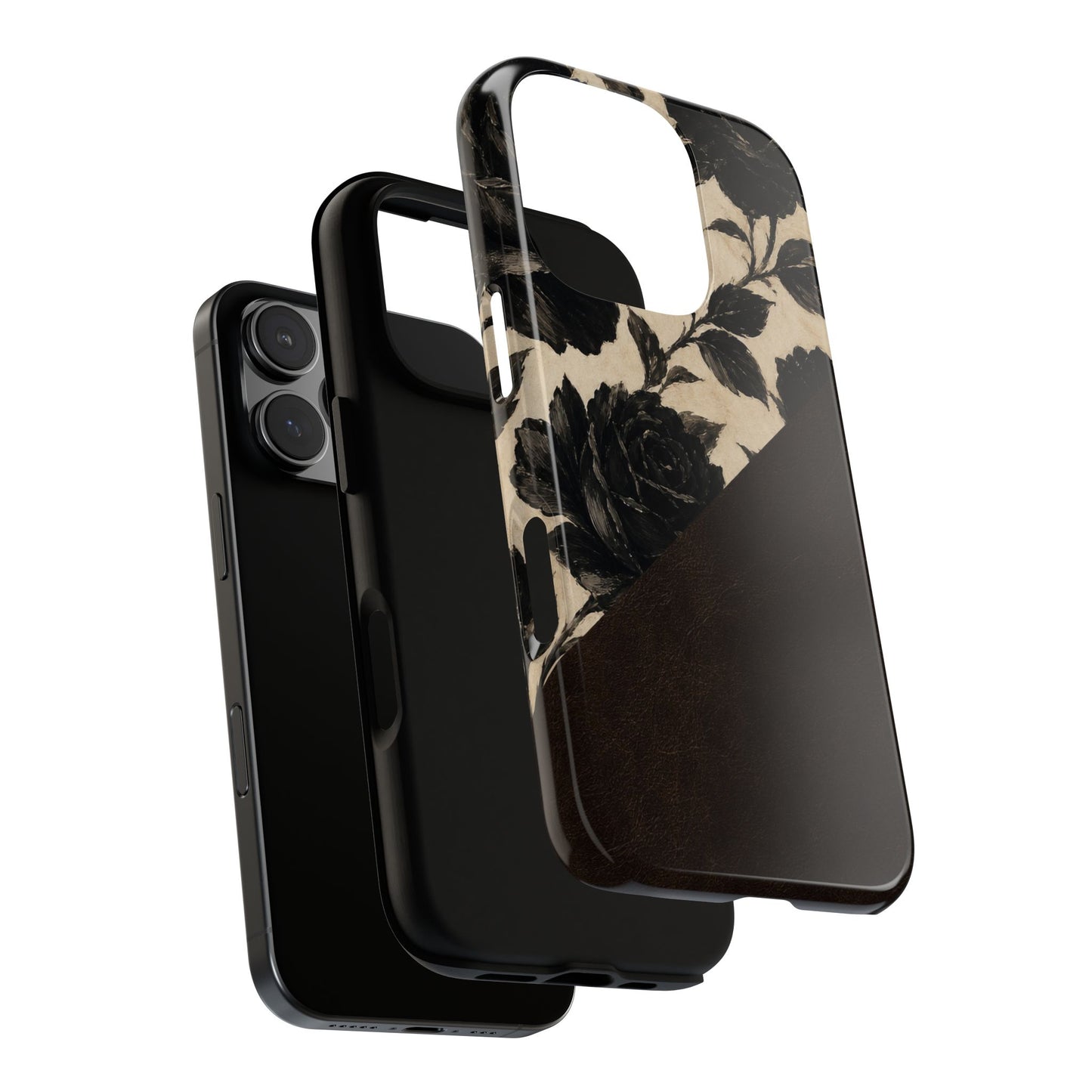 Rose Leather Tough Case