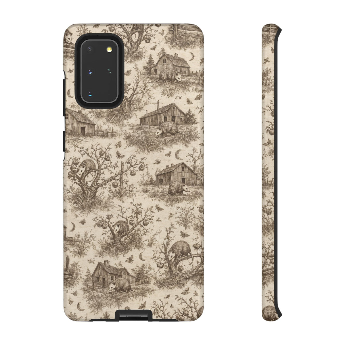 Opossum Toile Tough Case
