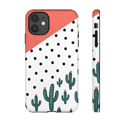 Polka Dot Cactus Tough Case