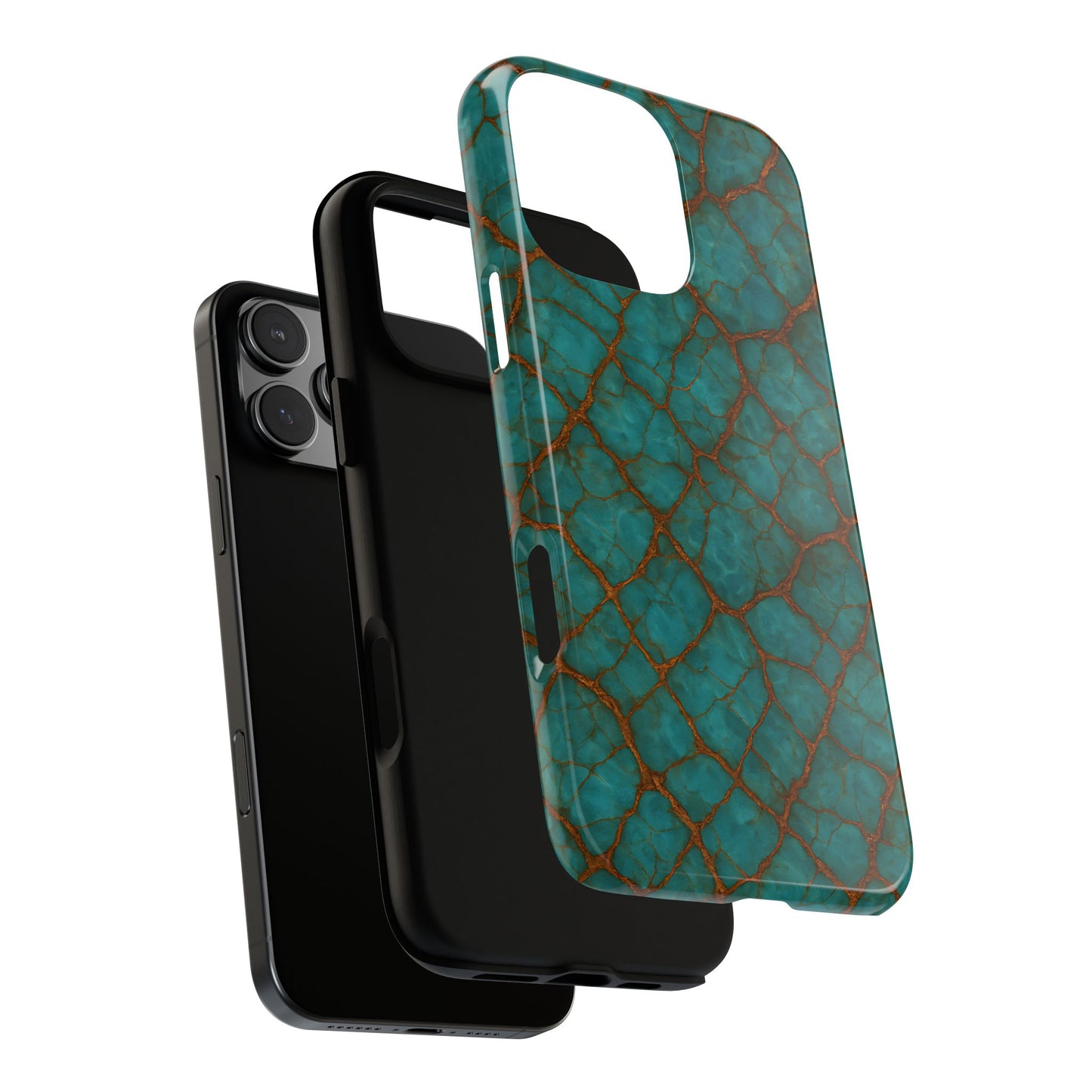 Cracked Jade Tough Phone Case