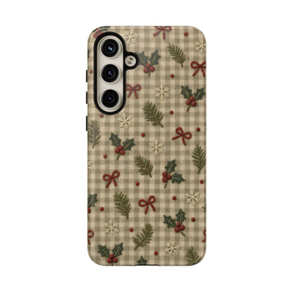 Gingham Holly Tough Case