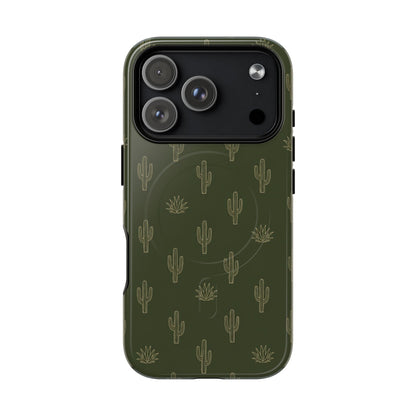 Green Cactus Magnetic Case
