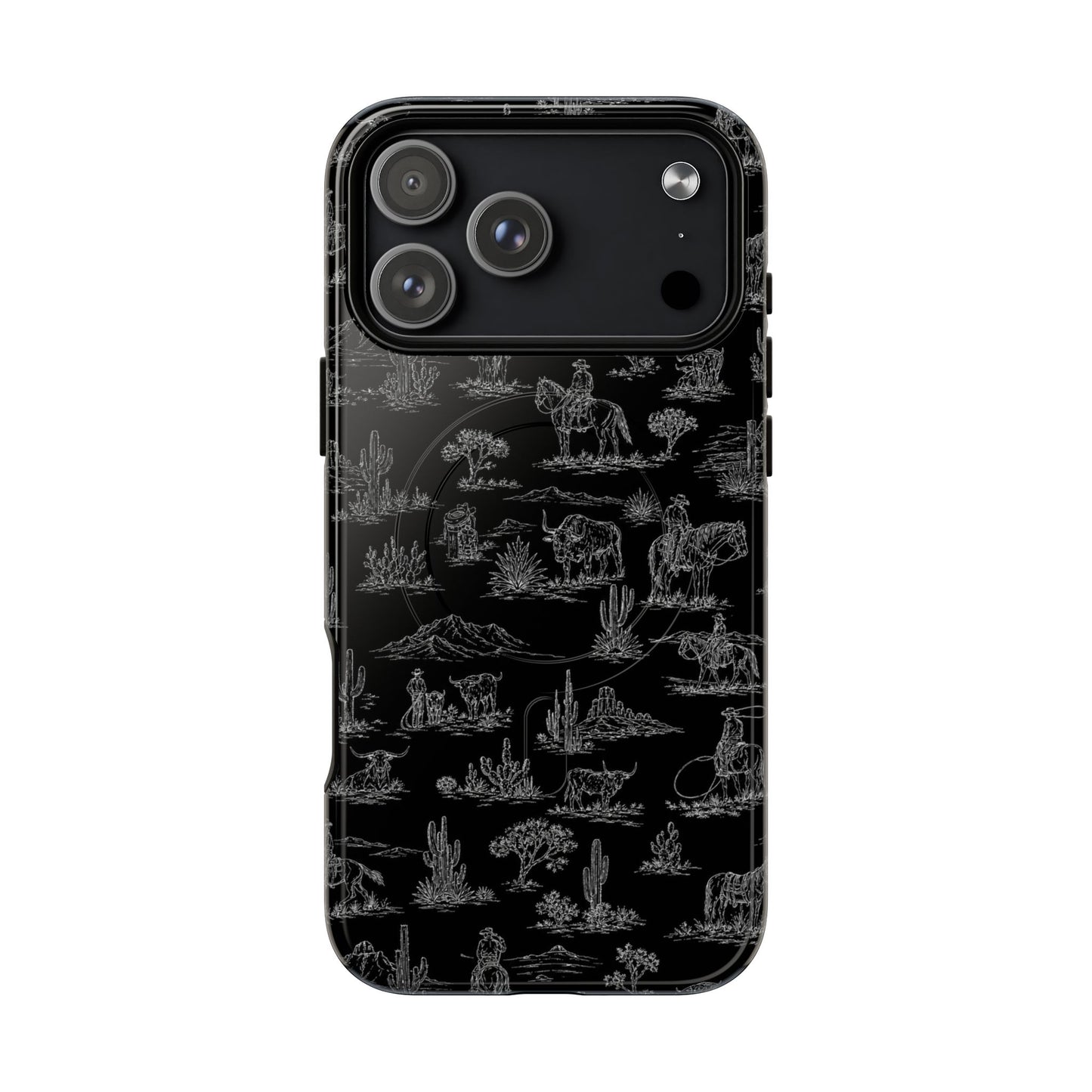 Midnight Toile Magnetic Case