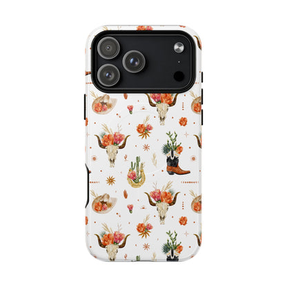 Western Floral Magnetic Case