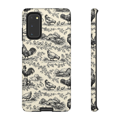 Toile Chickens Tough Case