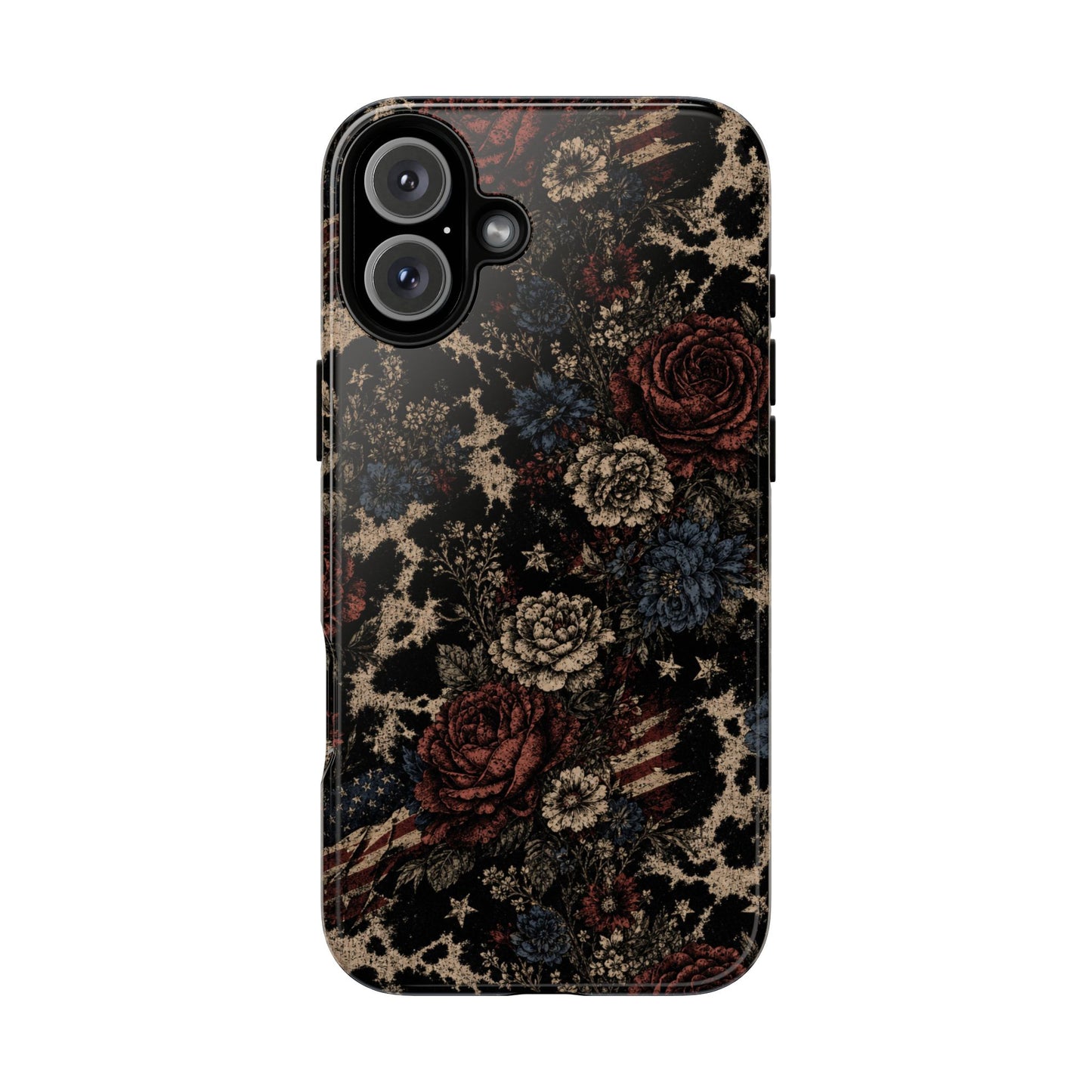 USA Cowhide Bloom Tough Case