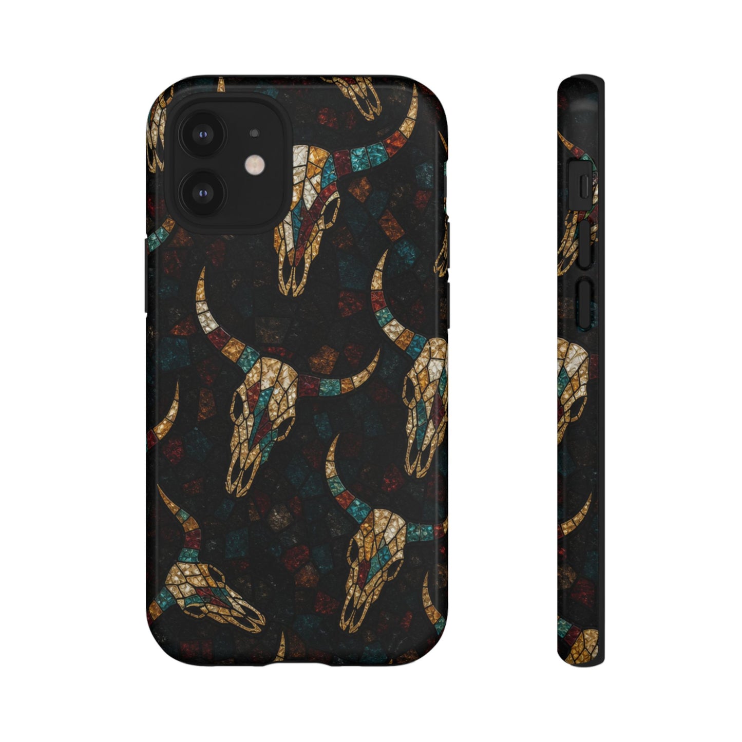Stained Bull Skull Tough Case