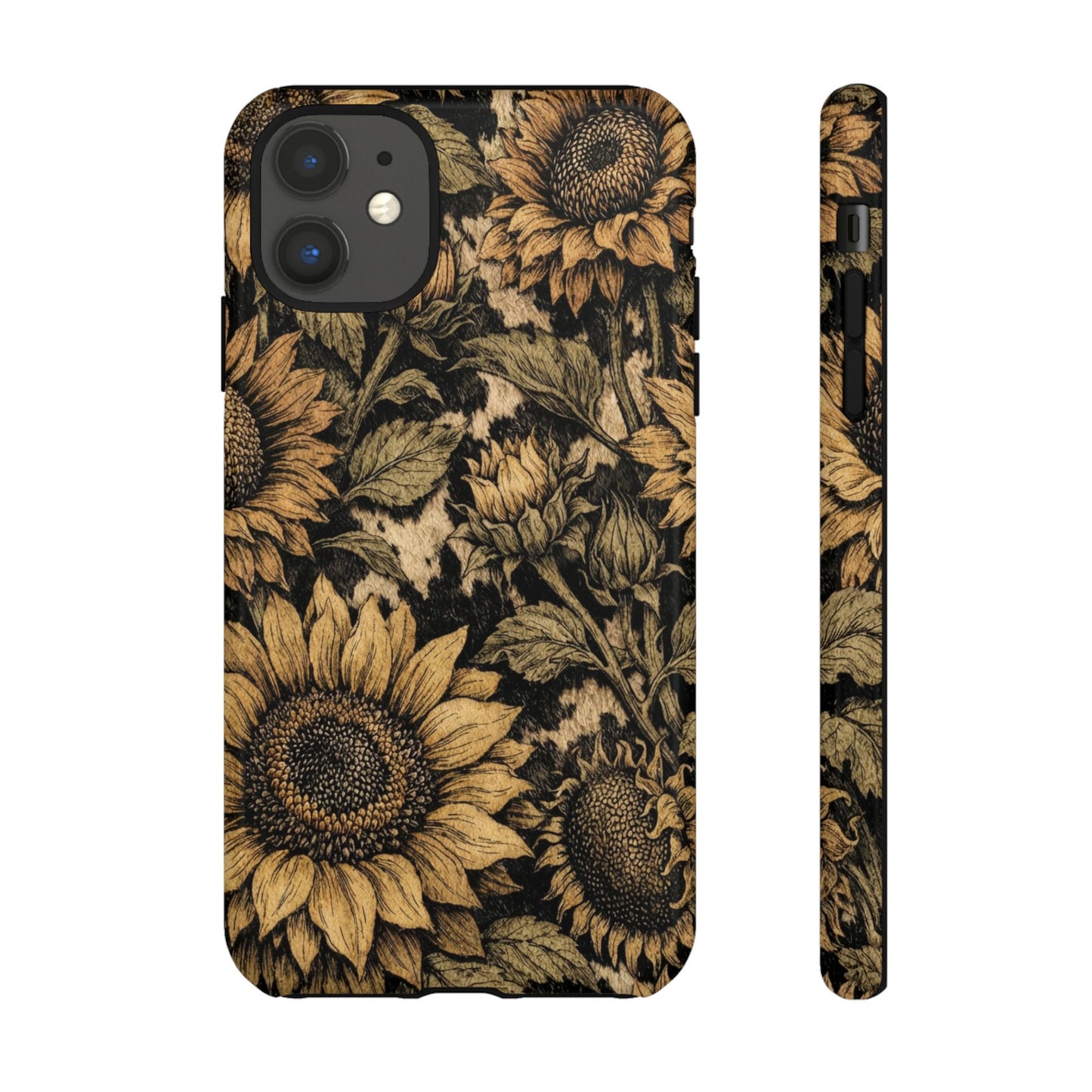 Cowhide Sunflowers Tough Case