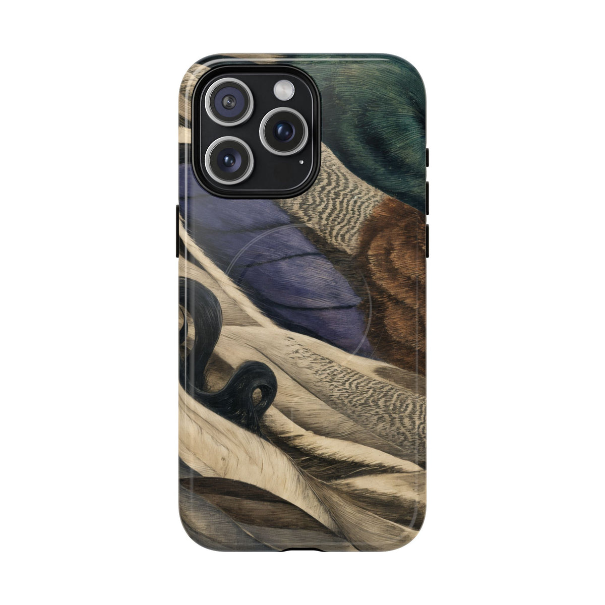 Mallard Feathers Magnetic Case