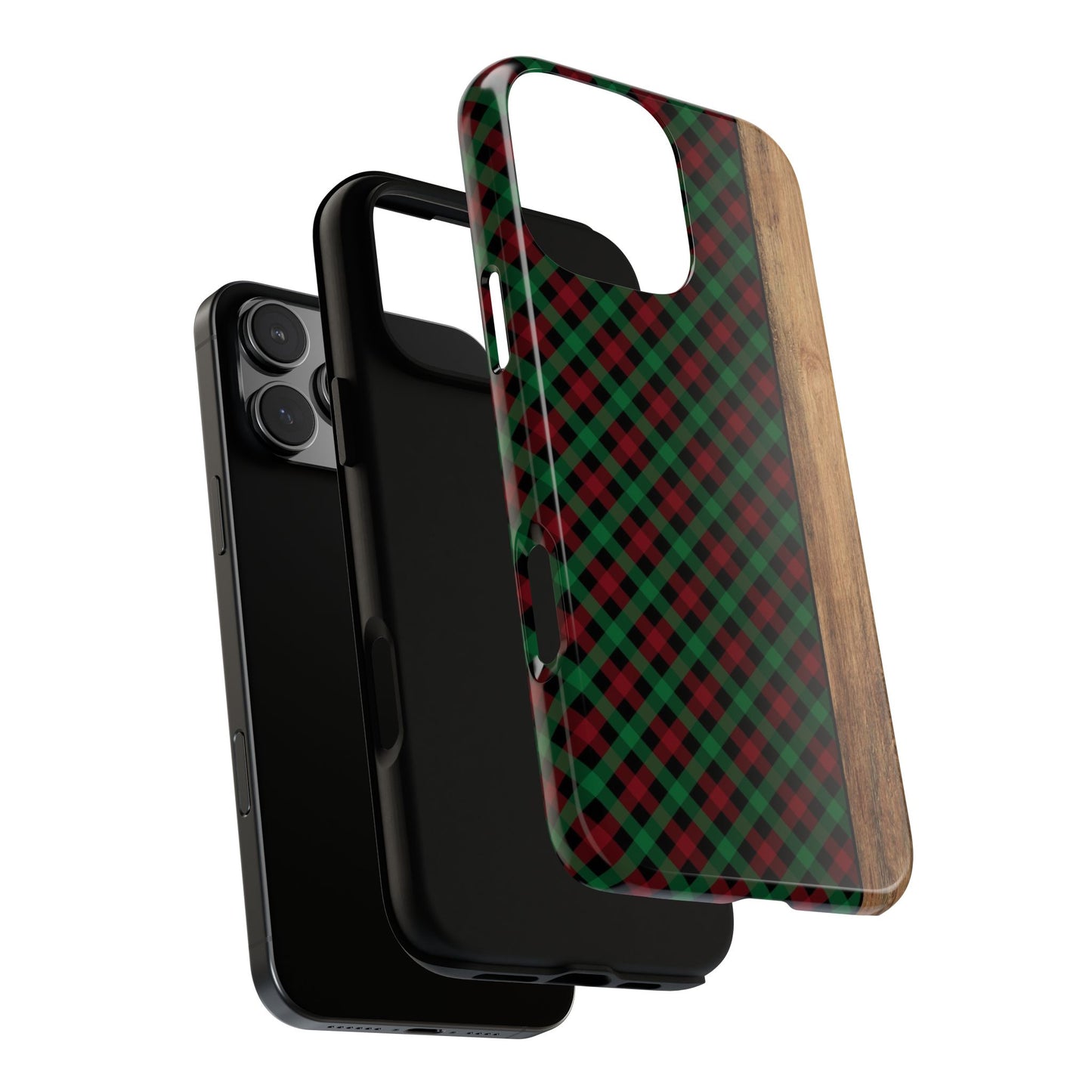 Red Green Plaid Tough Phone Case