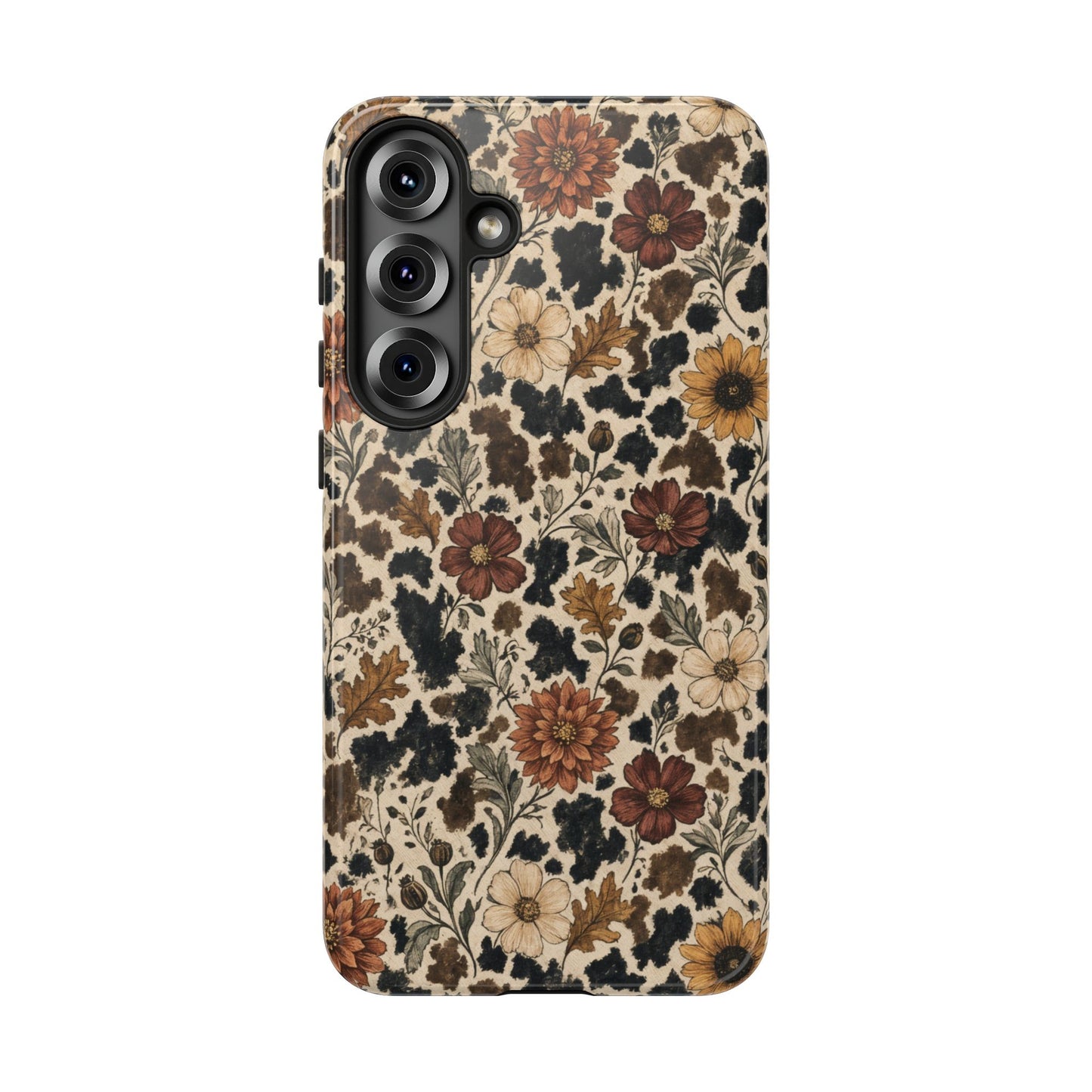 Autumn Cowhide Bloom Tough Case
