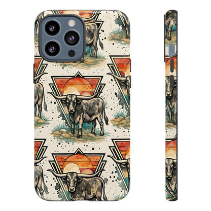 Retro Longhorn Tough Case