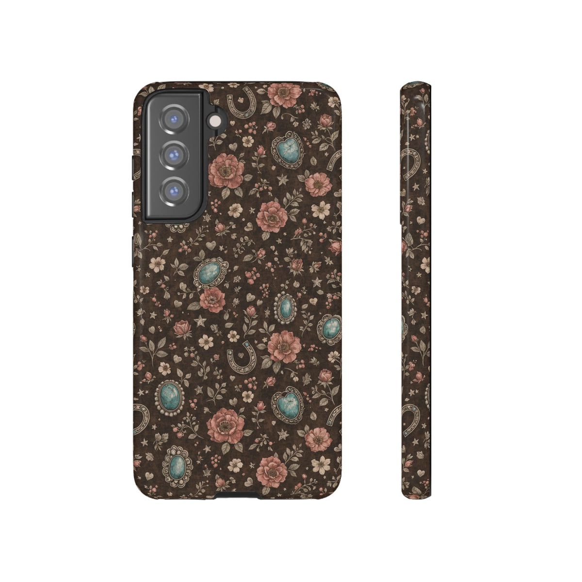 Turquoise Roses Tough Case