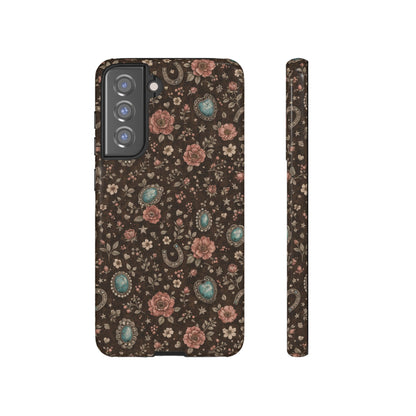 Turquoise Roses Tough Case