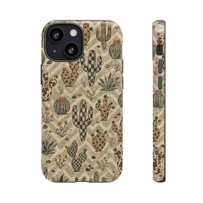 Checkered Cactus Tough Case