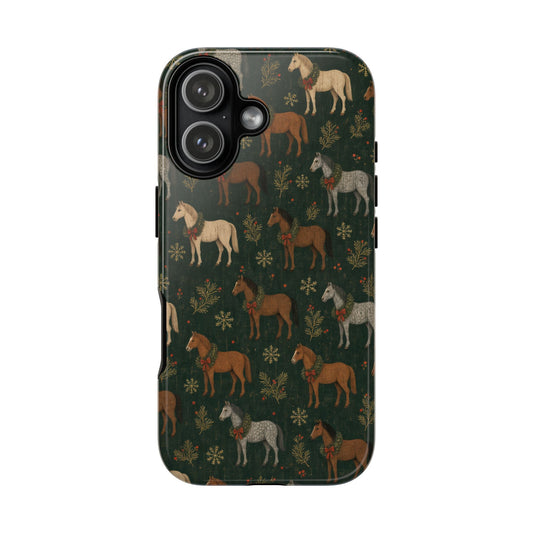 Wreath Horses Tough Case