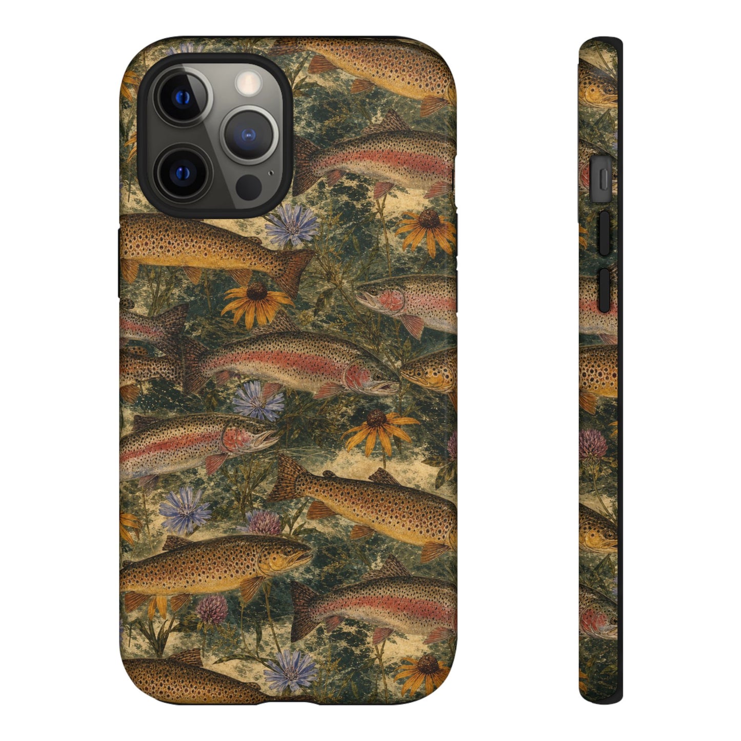 Floral Trout Tough Case